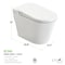 Anzzi Echo Elongated Smart Toilet Bidet in White with Auto Open, Auto Flush, Voice and Wifi Controls TL-ST950WIFI-WH - alternate 4